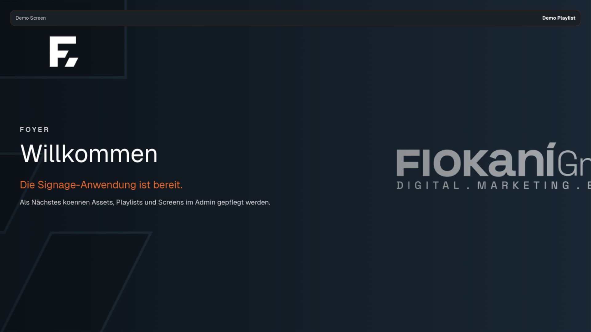 Foyer Signag – Ansicht 9