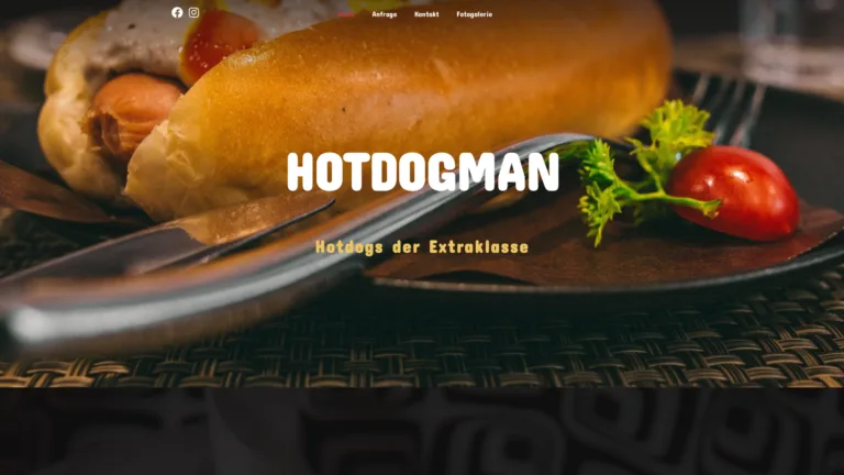 Professionelles Webdesign Schleswig Referenz: Hotdogman